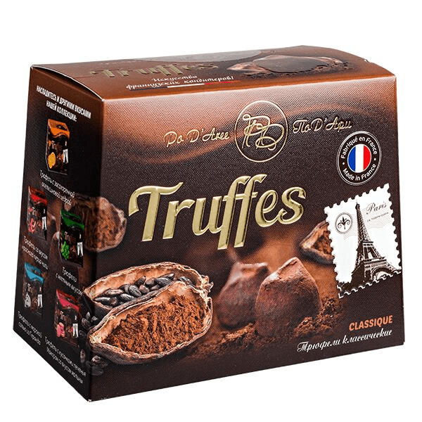 Шоколадные конфеты Chocolat Mathez Трюфель классический 160 г | VinoCape